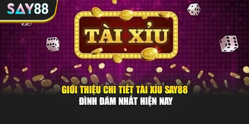 Giới thiệu chi tiết Tài Xỉu Say88 đình đám nhất hiện nay