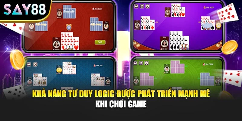 Khả năng tư duy logic được phát triển mạnh mẽ khi chơi game