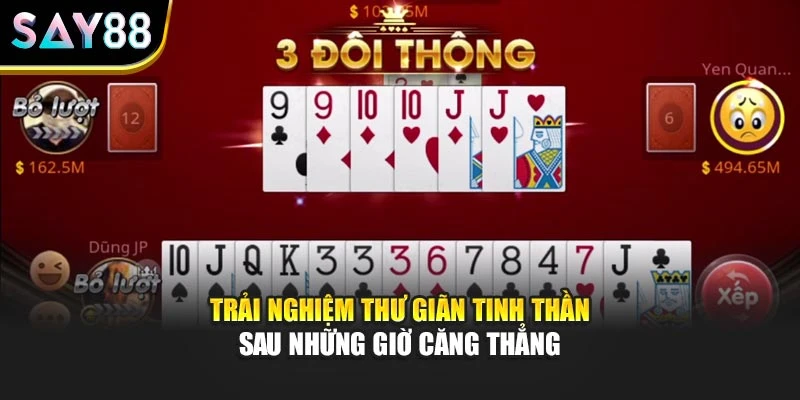 Trải nghiệm thư giãn tinh thần sau những giờ căng thẳng