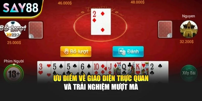 Ưu điểm về giao diện trực quan và trải nghiệm mượt mà
